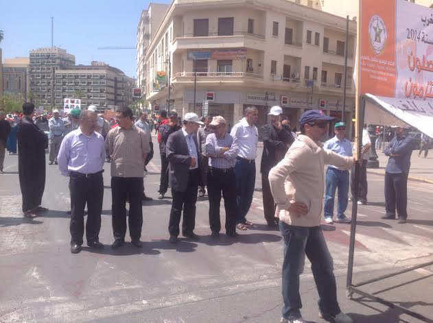 فيديو: أفتاتي يتزعم مسيرة نقابة البيجيدي بوجدة ‎