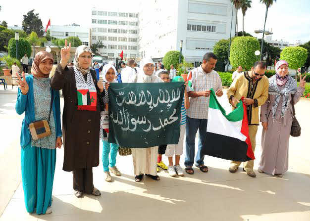هيمنة فلسطين وغزة على شعارات الجلسة الافتتاحية لمؤتمر التوحيد والإصلاح 