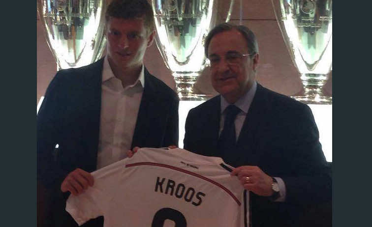 ريال مدريد يقدم كروس لوسائل الاعلام 