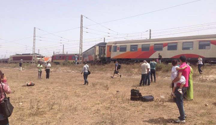 المكتب الوطني للسكك الحديدية يقدم ايضاحاته حول حادث تصادم قطارين 