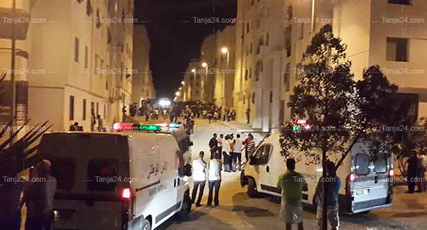 مواجهات بين الشرطة والمهاجرين في طنجة 