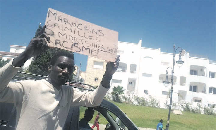 سينيغالي يتخلي عن جنسيته بسبب احداث طنجة 