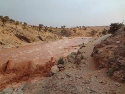 60 دقيقة من الأمطار أغرقت البلاد وشردت العباد