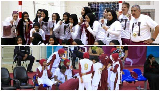 منتخب قطر للسيدات للسلة يرفض اللعب في الالعاب الاسيوية بسبب الحجاب