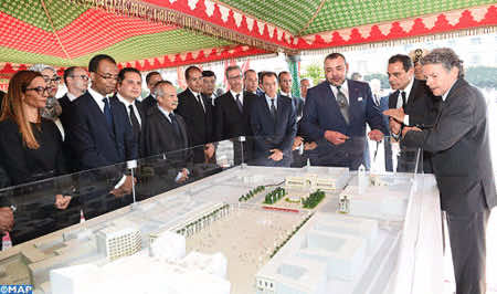  الملك يعطي انطلاقة أشغال إنجاز المسرح الكبير للدار البيضاء 