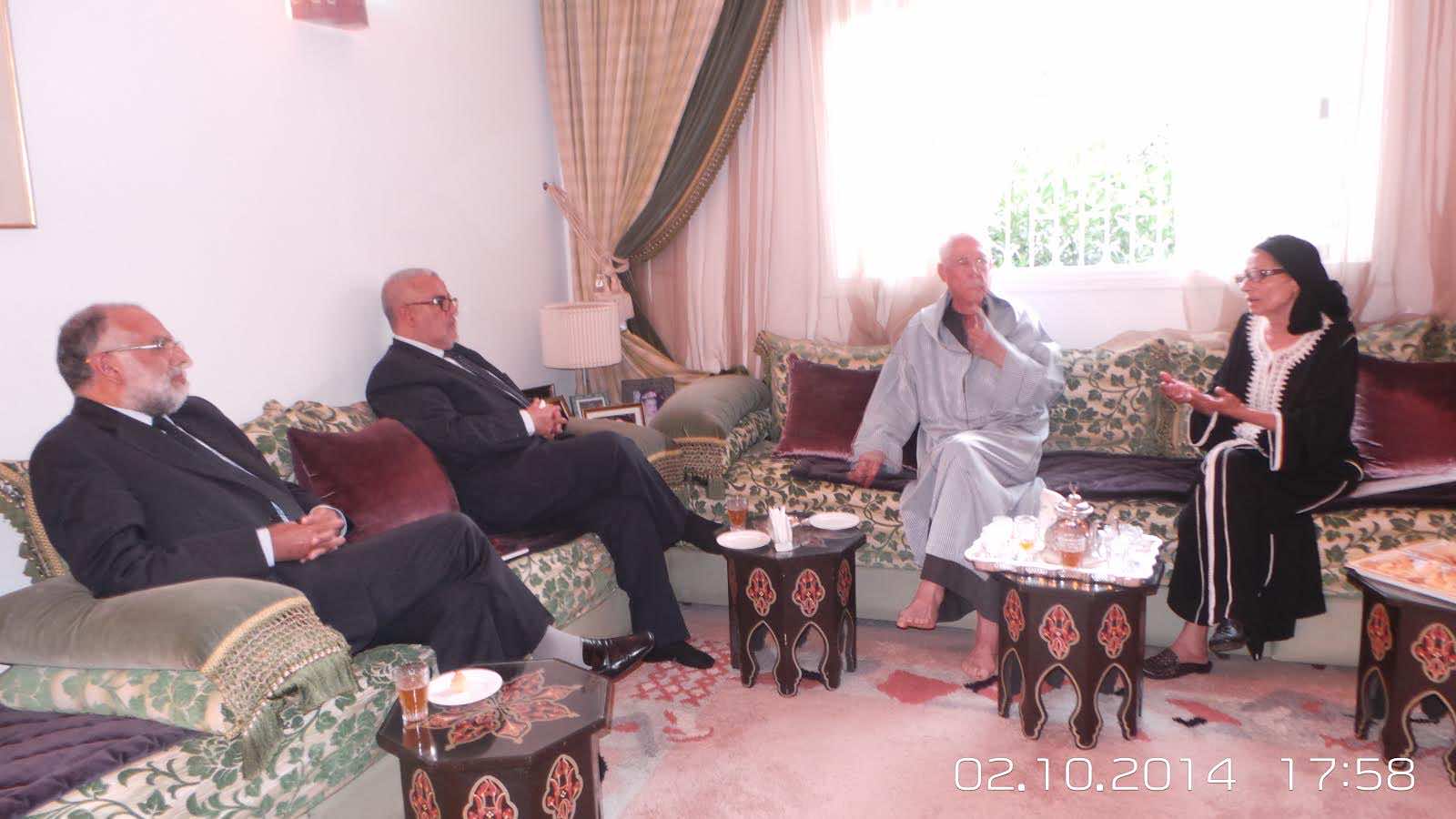 بنكيران في ضيافة الاعلامية التي تمردت على ادريس البصري