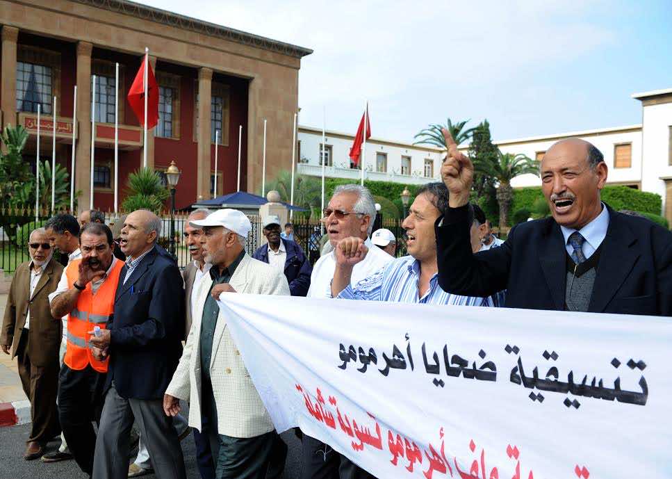 حقوقيون يتضاهرون بالرباط  ضد التعذيب 