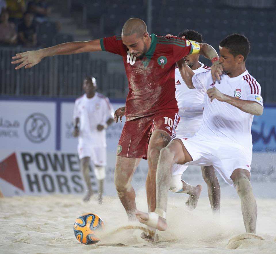 المنتخب الوطني لكرة القدم الشاطئية يحقق فوزا مستحقا في كأس القارات 