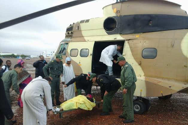 طائرات الجيش تحط ب "مير اللفت" لإنقاذ سبع حالات مرضية مستعجلة