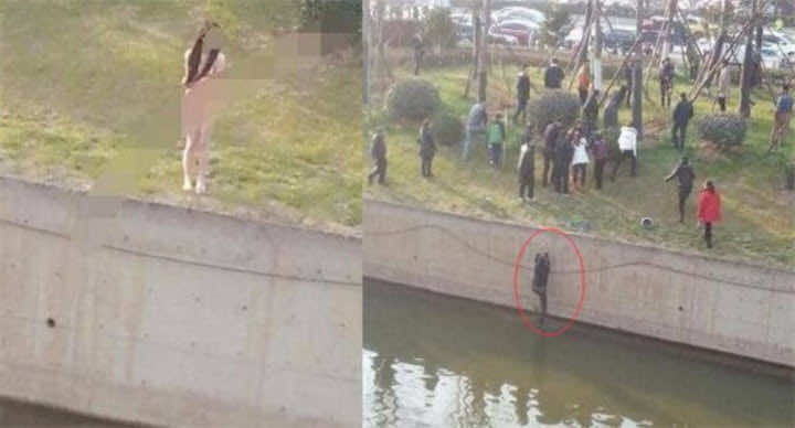 أنقذ فتاة عارية من الغرق.. فتركوه يعاني!