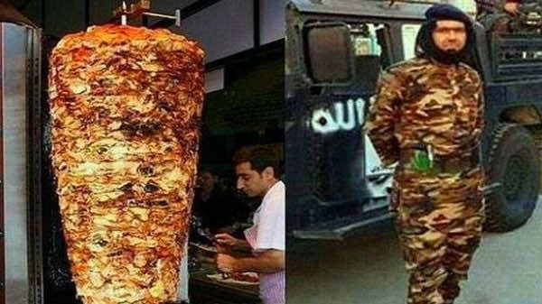 "نشطاء يشبهون الداعشي الوسيم بـ"سيخ الشوارما