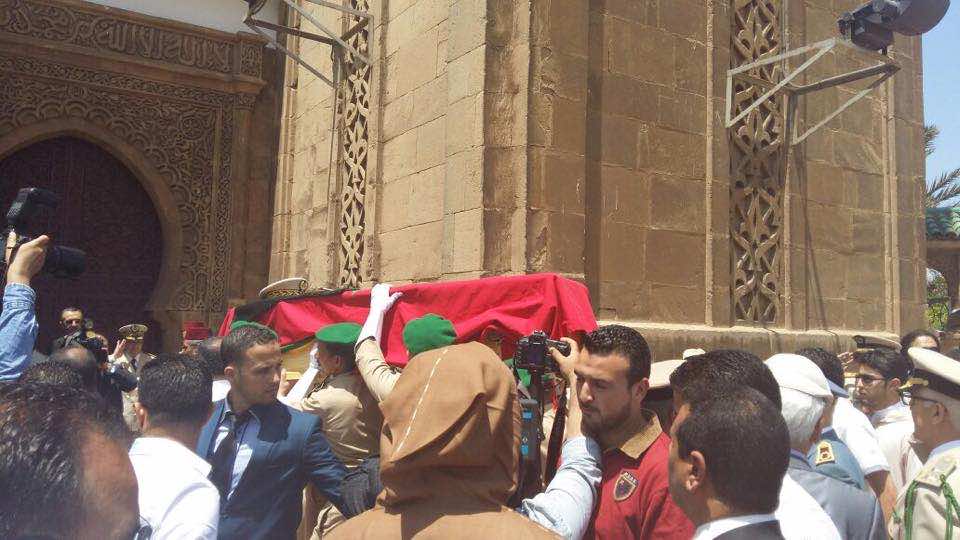 ابن كيران وعروب في مقدمة مشيعي الجنرال بناني إلى مثواه الأخير-صور