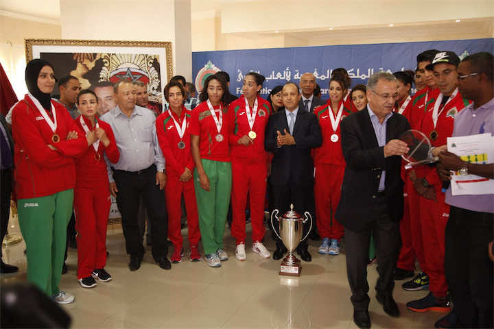 جامعة أحيزون تحتفي بالابطال المغاربة في ألعاب القوى - فيديو