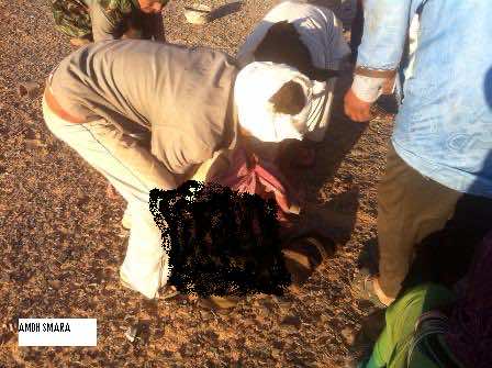 مصدر حقوقي: انفجار لغم يودي بحياة مواطنة باقليم السمارة- صور