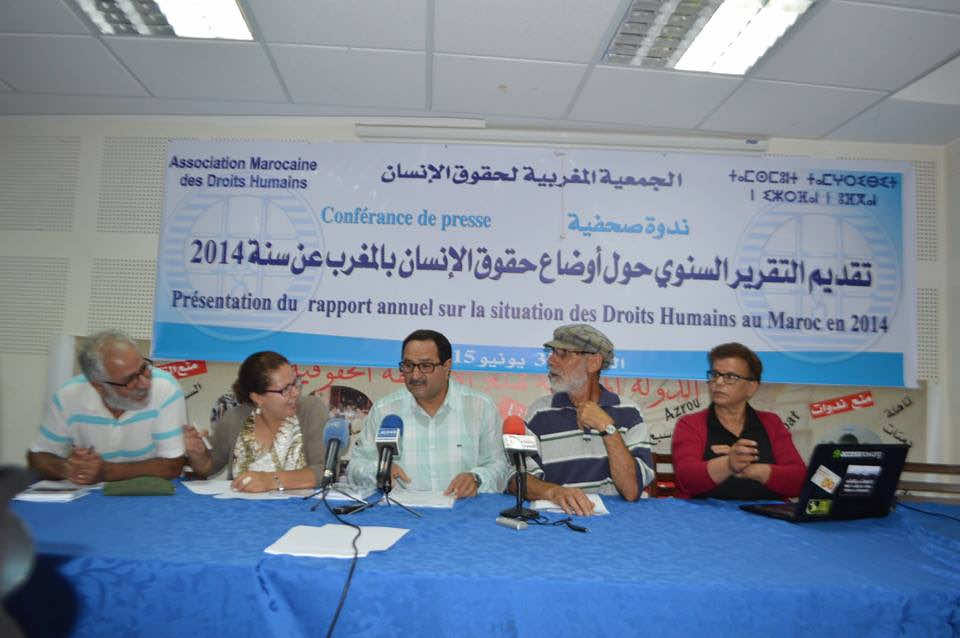 "AMDH":  و60 نشاطا للجمعية تعرض للمنع حرية الصحافة في تراجع