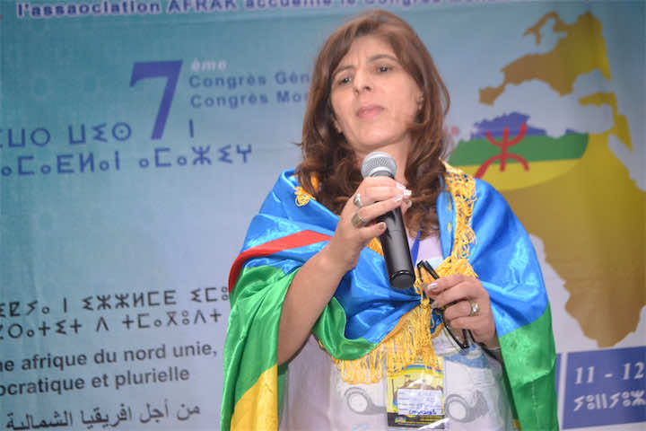 لأول مرة...سيدة على رأس الكونغريس العالمي الأمازيغي