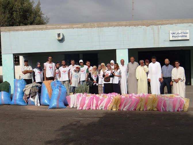 افطار جماعي لنزلاء مستشفى الامراض النفسية بانزكان