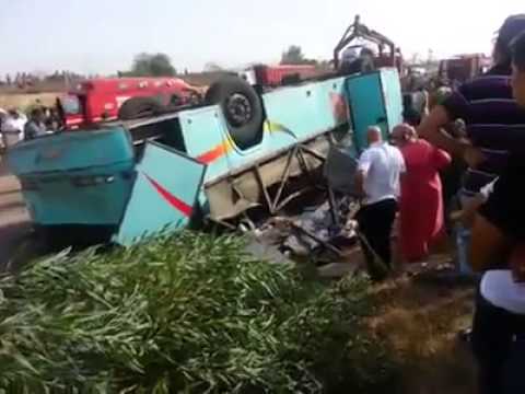 مصرع شخص واحد وإصابة 24 آخرين في حادث انقلاب حافلة بين طنجة وتطوان