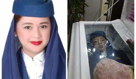 دفن مضيفة طيران فلبينية بزي الخطوط السعودية تنفيذا لوصيتها -صورة