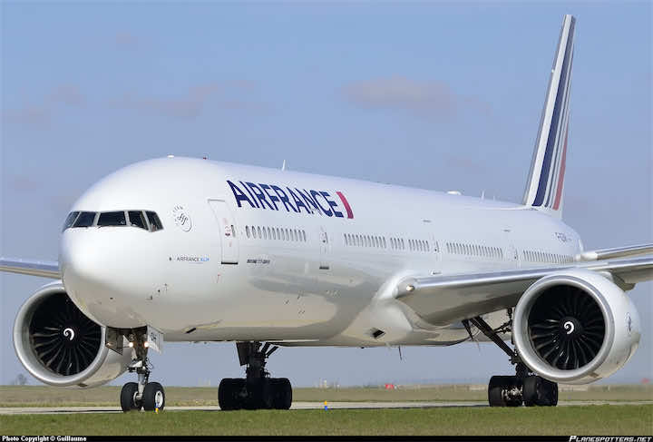 Air France تحذف إسرائيل من خريطتها -صورة
