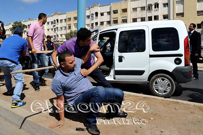 إعادة تمثيل جريمة سرقة 250 مليون سنتيم من داخل سيارة - صور