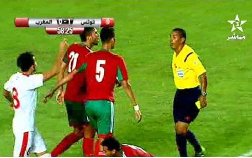 الكاف يعاقب لاعبي المنتخب الأولمبي بسبب شغب تونس