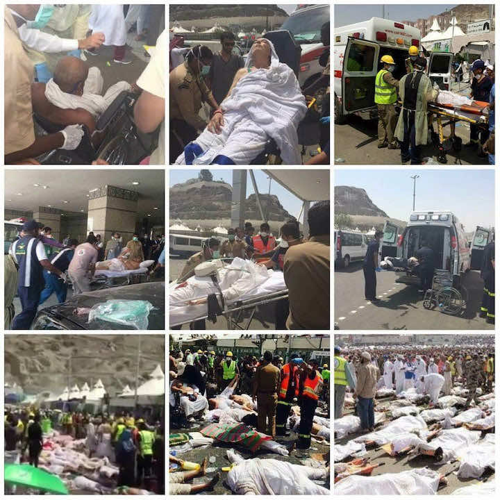 عائلات الحجاج المغاربة تعيش في رعب ومسؤولو البعثة:لا اخبار الى الان