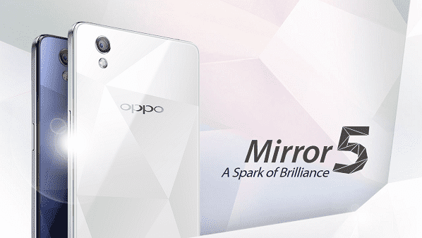 "Oppo" تخرج هاتف ميرور5 بمظهر خارجي أنيق