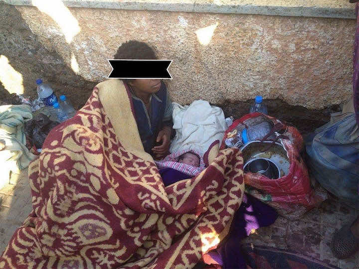 مأساة مغتصبة الجديدة تتكرر في بركان..بشرى معاقة أنجبت في الشارع!