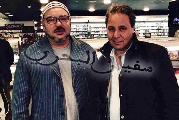 الملك محمد السادس لحظات قبل وقوع هجمات باريس ليلة أمس- صورة