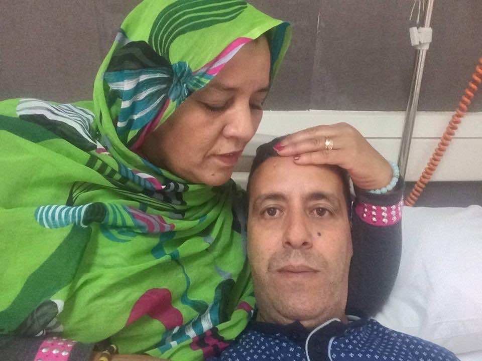 زوج الفنانة تبعمرانت يخضع لعملية جراحية
