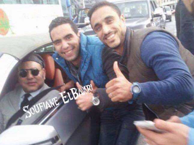 شبان التقطوا صورا مع الملك بمنطقة بورگون في البيضاء- صور