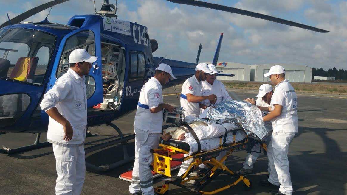 المروحيات الطبية تتحرك لإنقاذ امرأة حامل وثانية تعرضت لأزمة حادة