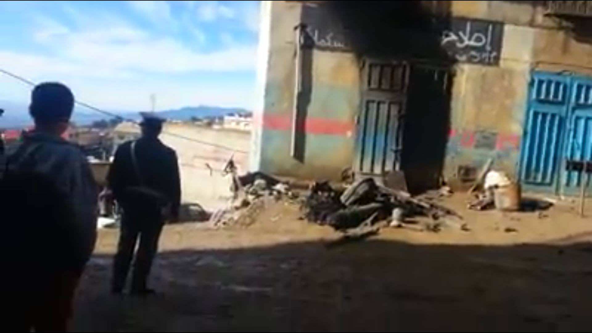 فاجعة.. تفحم جثثين في حريق داخل ورشة حدادة في باب برد