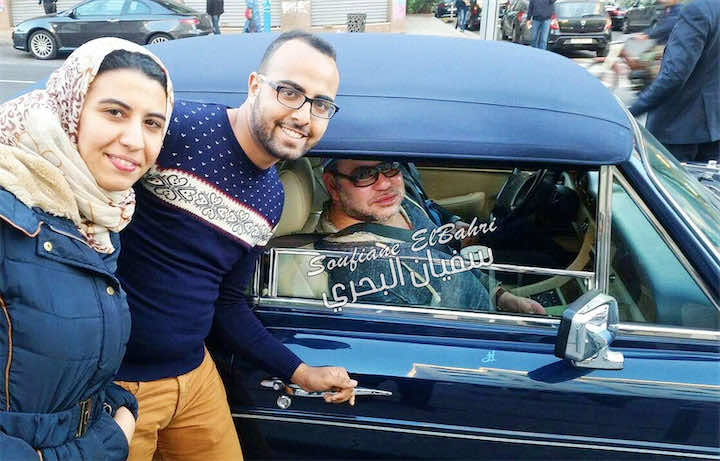 الملك يعود إلى البيضاء وهذه أول صورة بسيارته الجديدة