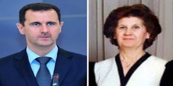 الرئيس السوري بشار الأسد يفقد والدته