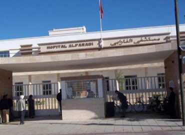 مصرع شخص سقط من الطابق 3 لمستشفى الفارابي بوجدة