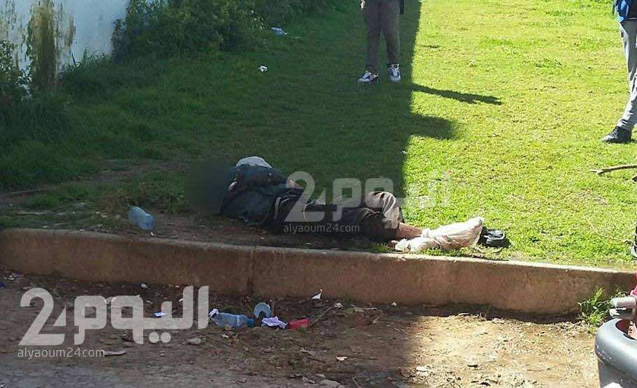 العثور على جثة متشرد خمسيني قرب حاوية أزبال في طنجة -صور