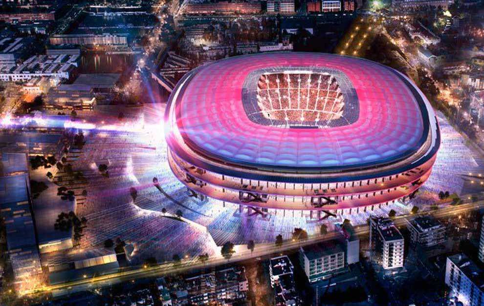 400 مليون أورو قيمة تصميم الملعب الجديد لبرشلونة – صور