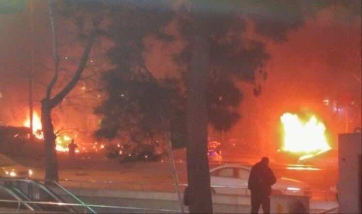 28 قتيلا وأزيد من 75 جريحا في انفجار بالعاصمة التركية أنقرة