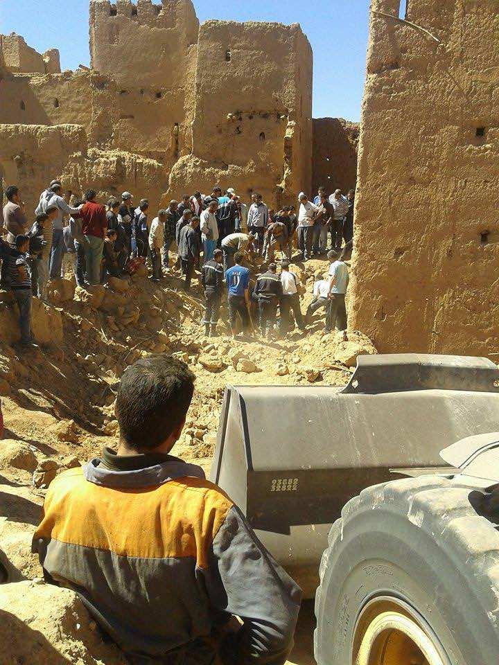 مصرع مسنة في انهيار منزل طيني في تنغير -صور