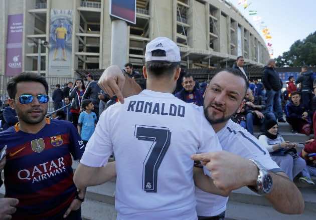 أجمل لحظات "الكلاسيكو" قبل انطلاقته - صور