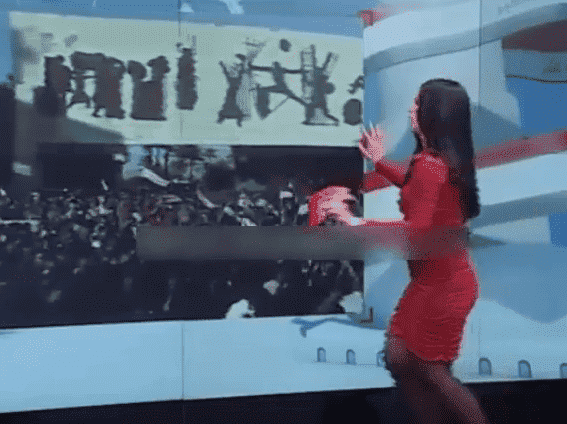 مذيعة لبنانية تفقد وعيها على الهواء –فيديو