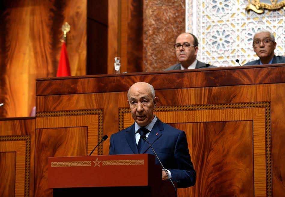 جطو يخاطب الكراسي الفارغة في مجلس المستشارين