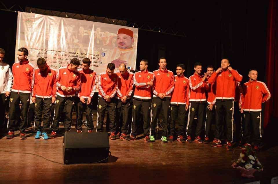 رابطة الصحافيين الرياضيين "تكرم" منتخب "الفوتصال" والجامعي - صور