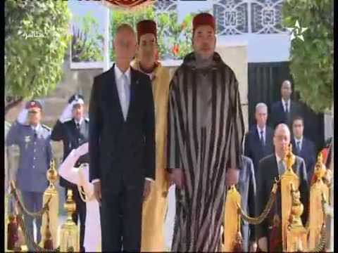 الملك يقيم بالبيضاء مأدبة إفطار رسمية على شرف الرئيس البرتغالي