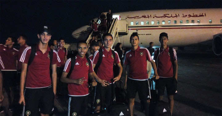 بعثة المنتخب الوطني تحط الرحال بموريتانيا