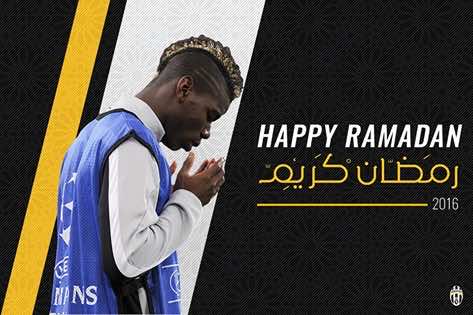 يوفنتوس الإيطالي "يهنئ" المسلمين بحلول شهر رمضان