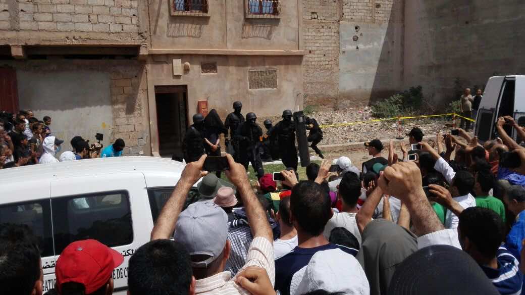 لحظات توقيف رجال الخيام أخر "خلية إرهابية" بالمغرب - صور