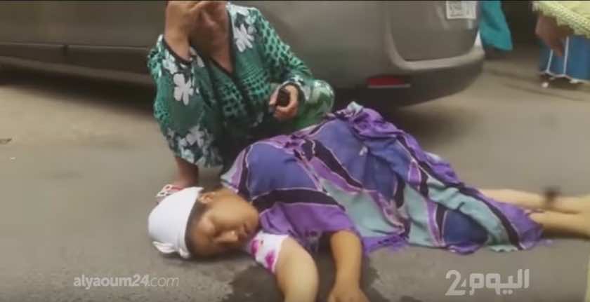 مؤثر.. مستشفى ابن رشد يرفض استقبال مريضة ظلت تتلوى أمام بابه!- فيديو